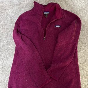 Patagonia sweatshirt, magenta speckled color, size Xl